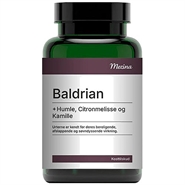 Baldrian + Humle, Citronmelisse og Kamille - 120 Kapsler - Mezina