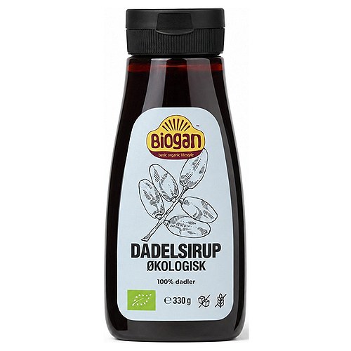Dadelsirup 100 % dadler Økologisk - 330 g - Biogan
