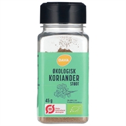 Stødt koriander Økologisk - 45 g - DAVA