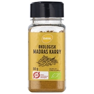 Madras karry Økologisk - 50 g - DAVA
