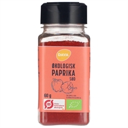Sød paprika Økologisk - 60 g - DAVA