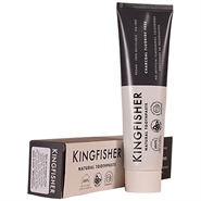 Tandpasta med aktiv kul smag uden fluor. - 100 ml - Kingfisher Toothpaste