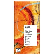 Vivani Bitter Orange 70% Økologisk - 80 g - Vivani