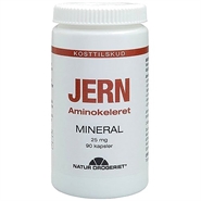 Jern 25 mg - 90 Kapsler - Natur-Drogeriet