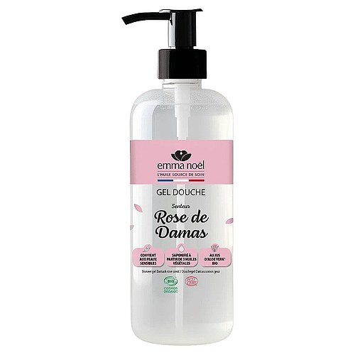 Showergel Damask Rose - 750 ml - Emma Noël