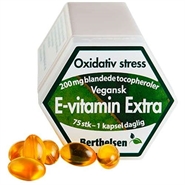 E-vitamin Extra - 75 kapsler - Berthelsen