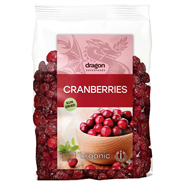 Tranebær med æblejuice Økologisk  - 100 gram -  Dragon Superfoods