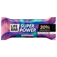 Super Power proteinbar, almond cookie Økologisk - 40 gr - Lifefood