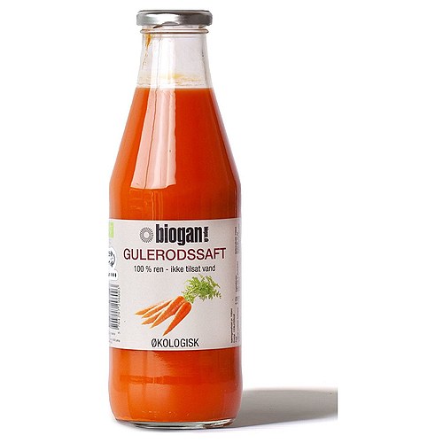 Gulerodssaft Økologisk - 750 ml - Biogan 