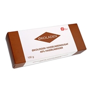 Hasselnødnougat Økologisk - 100 Gram - Økoladen