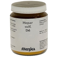 Hepar sulf. D6 trit - 50 g. - Allergica