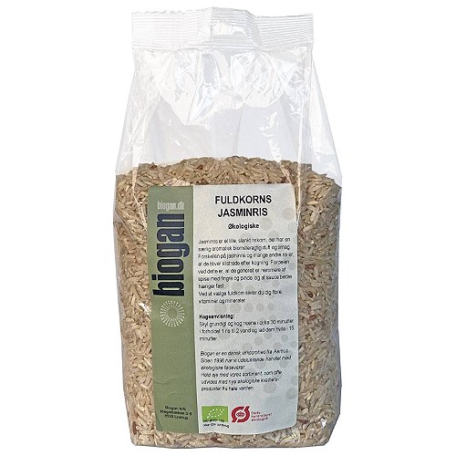 Jasminris fuldkorn Økologisk - 1 kg - Biogan