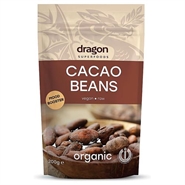 Kakao Bønner Økologisk - 200 gram - Dragon Superfoods