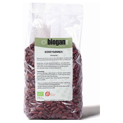 Kidney bønner Økologisk - 1 kg - Biogan