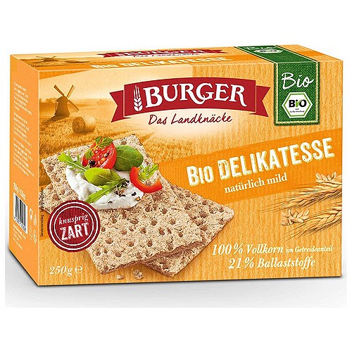 Knækbrød fuldkorn Økologisk- 250 gr - DISCOUNT PRIS