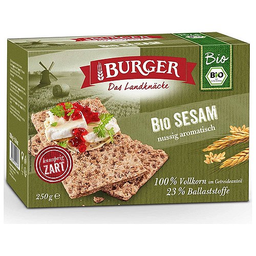 Knækbrød sesam Økologisk- 250 gr