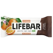 LifeBar InChoco Orange RAW Økologisk - 40 gram - Lifefood