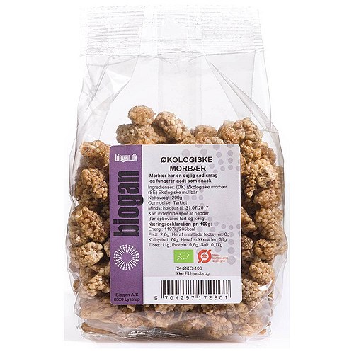 Morbær Økologisk - 200 gr - Biogan