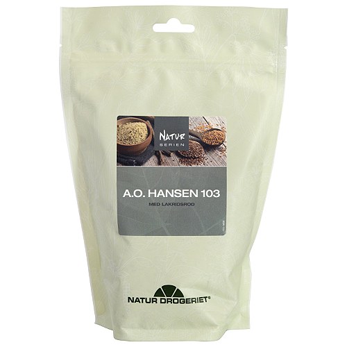 A. O. Hansen 103 m. lakridsrod - 400 gram - A. O. Hansen