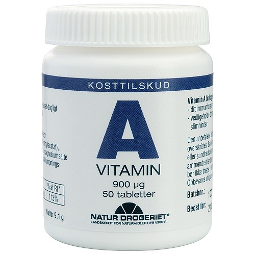A-vitamin 3000 i.e. - 50 tab - Natur Drogeriet