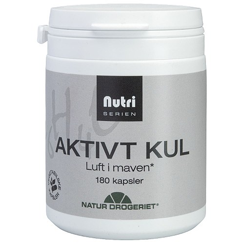 Aktivt kul - 180 kapsler