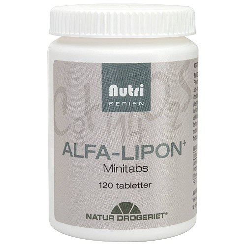 Alfa-Lipon+ minitabs - 120 tabletter - Natur Drogeriet