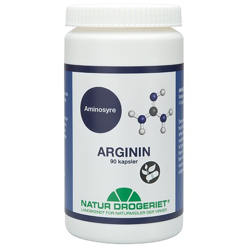 Arginin - 90 Kapsler - Natur-Drogeriet