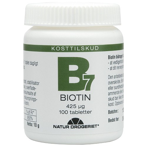 Biotin B7 - 100 tab - Natur Drogeriet