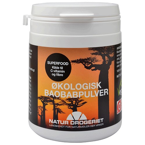 Baobabpulver Økologisk - 100 gram - Natur-Drogeriet