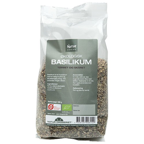 Basilikum Økologisk - 100 gr - Natur Drogeriet