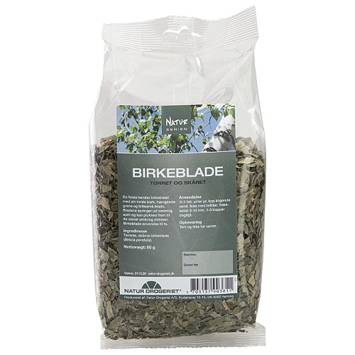 Tørrede birkeblade - 80 gr - Natur Drogeriet