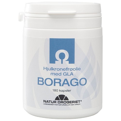 Borago hjulkroneolie kapsler 500 mg Økologisk - 180 kap - Natur Drogeriet