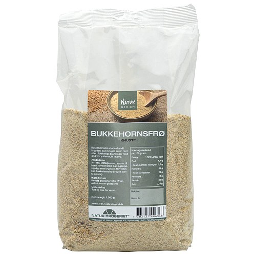 Bukkehornsfrø knust - 1 kg - Natur Drogeriet 