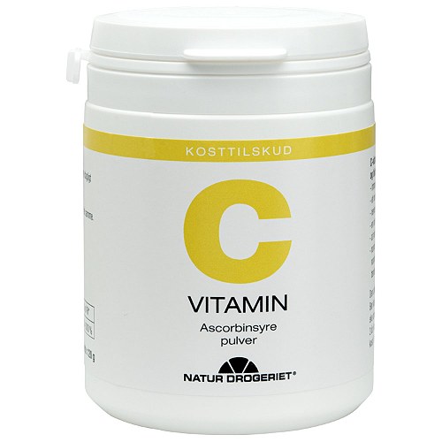 C Vitamin Ascorbinsyre pulver - 120 gram - Natur-Drogeriet