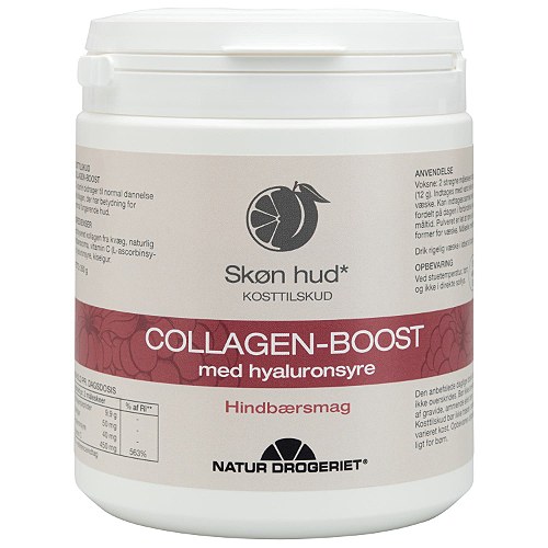 Collagen-Boost hindbær - 350 gram - Natur Drogeriet