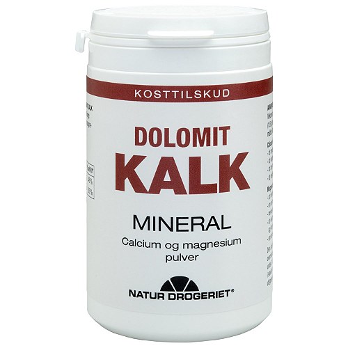 Dolomit pulver spisebrug - 250 gr - Natur Drogeriet