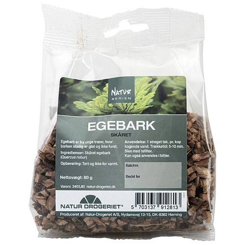 Egebark skåret  - 80 gram - Natur Drogeriet