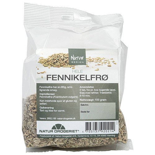 Fennikel hel - 100 gr - Natur Drogeriet