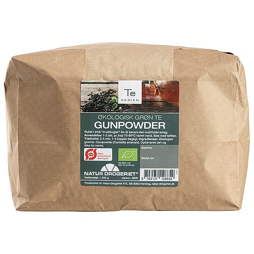 Grøn Gunpowder te Økologisk  - 1 kg - Natur Drogeriet