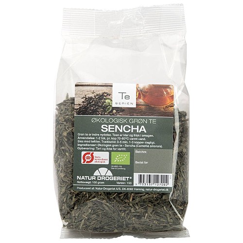 Grøn the Sencha Økologisk- 100 gr - Natur Drogeriet