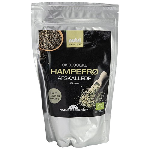 Hampefrø afskallede Økologisk - 300 gr -  Natur-Drogeriet