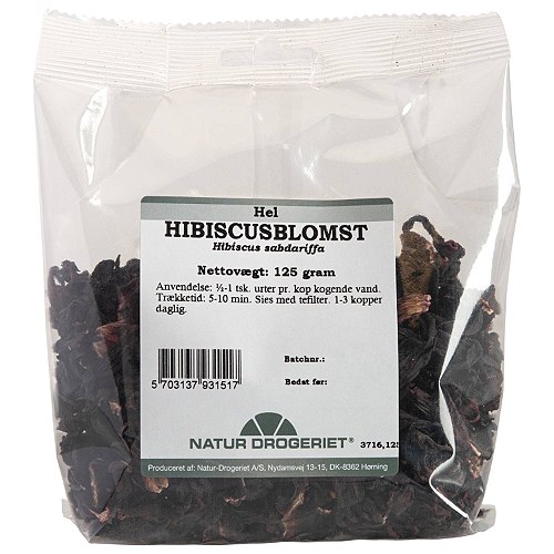 Hibiscus hel - 125 gram - Natur-Drogeriet