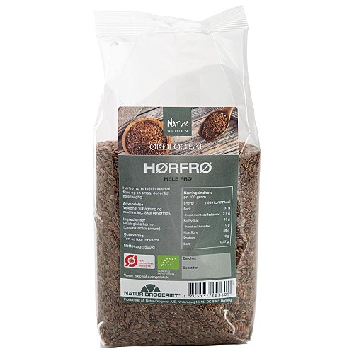 Hørfrø hele Økologisk- 500 gr  