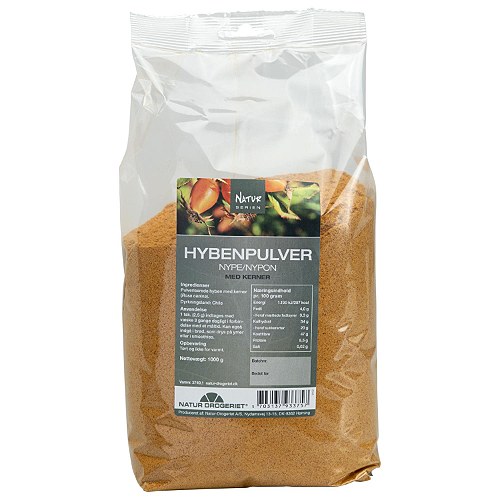 Hyben pulver, fint med frø - 1 kg - Natur Drogeriet