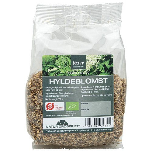 Hyldeblomst Økologisk - 70 gram - Natur-Drogeriet