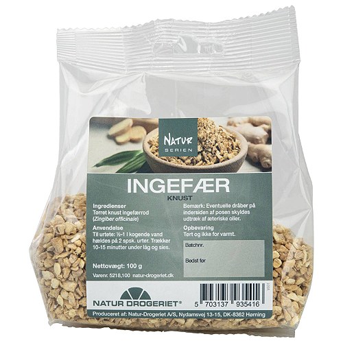 Ingefær knust - 100 gr - Natur Drogeriet