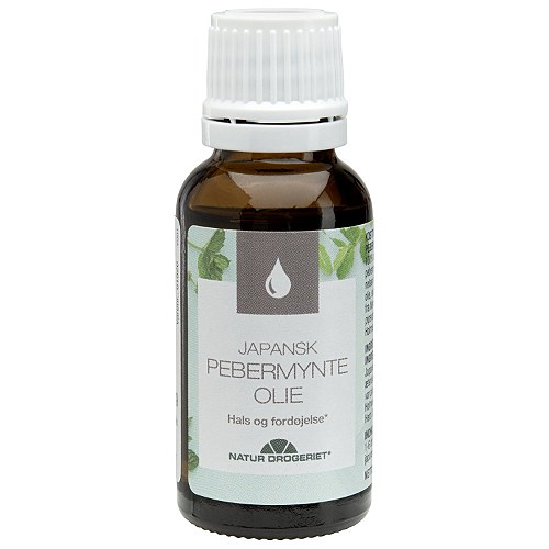 Japansk Pebermynteolie æterisk - 20 ml - Natur Drogeriet