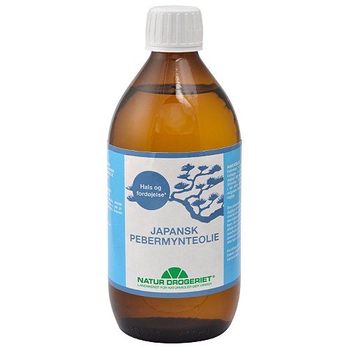 Japansk Pebermynteolie æterisk - 500 ml - Natur Drogeriet