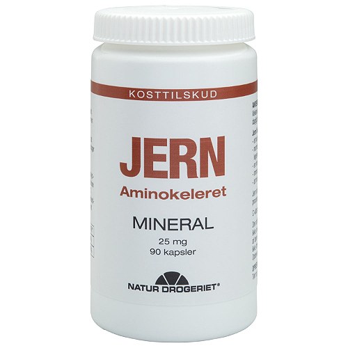 Jern 25 mg - 90 Kapsler - Natur-Drogeriet