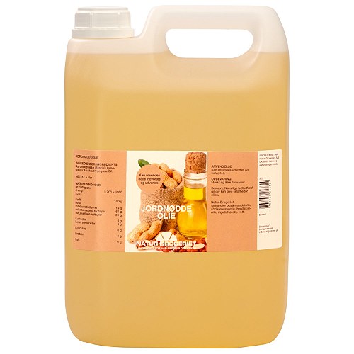 Jordnøddeolie - 5 liter - Natur Drogeriet